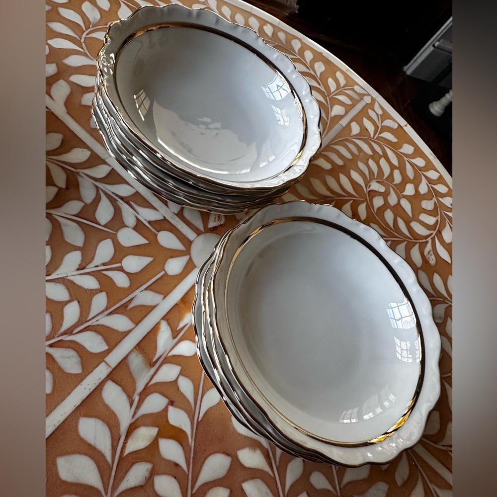 Vintage Schumann Bavaria Germany Sauce Dessert Bowl Dishes 9 Total (Sold as set)